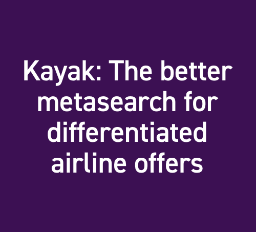 Kayak: The Better Metasearch