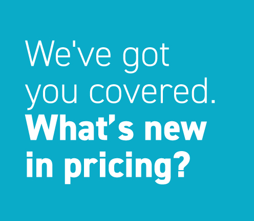 What's new in pricing?